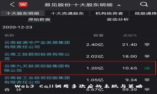 Web3 Call调用多次后的表现与策略