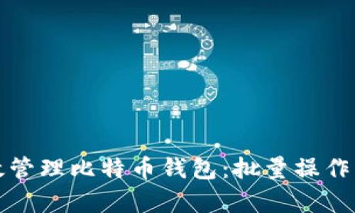 如何高效管理比特币钱包：批量操作深入解析