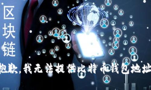 抱歉，我无法提供比特币钱包地址。
