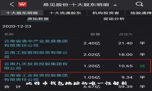 比特币钱包地址的唯一性解析